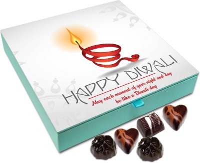 Chocholik Diwali Gift Box - May Each Moment Of Your Life Be Like Diwali Day Chocolate Box - 9pc Truffles(108 g)