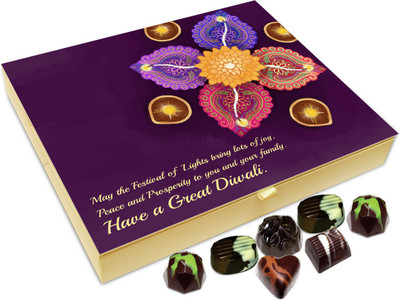 

Chocholik Diwali Gift Box - Have A Great Diwali Chocolate Box - 20pc Truffles(240 g)