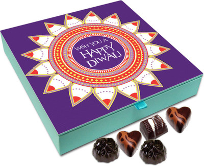 

Chocholik Diwali Gift Box - Wish You A Colorful And Prosperous Diwali Chocolate Box - 9pc Truffles(108 g)