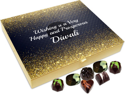 

Chocholik Diwali Gift Box - Wishing You A Happy And Prosperous Diwali Chocolate Box - 20pc Truffles(240 g)