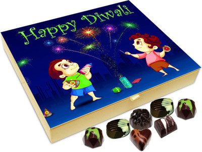 

Chocholik Diwali Gift Box - Happy Diwali To All Little Children Chocolate Box - 20pc Truffles(240 g)