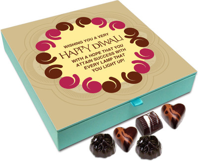 

Chocholik Diwali Gift Box - I Wish That You Attain Lots Of Success On This Diwali Chocolate Box - 9pc Truffles(108 g)