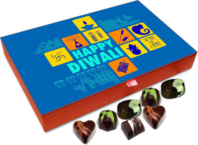 

Chocholik Diwali Gift Box - Lets Celebrate Together This Diwali Chocolate Box - 12pc Truffles(144 g)