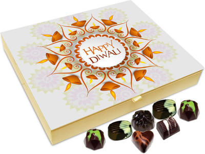 

Chocholik Diwali Gift - Have A Peaceful And Prosperous Diwali Chocolate Box - 20pc Truffles(240 g)