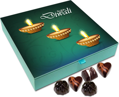 

Chocholik Diwali Gift Box - Shubh Diwali To All Chocolate Box - 9pc Truffles(108 g)