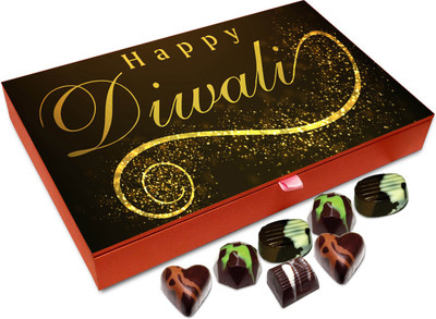 

Chocholik Diwali Gift Box - Have A Magical Diwali Chocolate Box - 12pc Truffles(144 g)