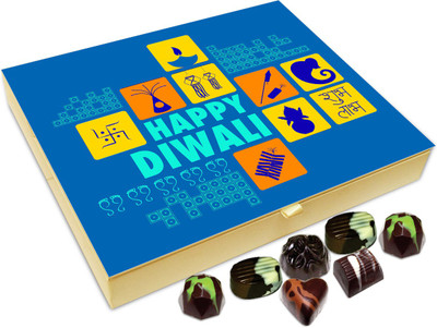 

Chocholik Diwali Gift Box - Lets Celebrate Together This Diwali Chocolate Box - 20pc Truffles(240 g)