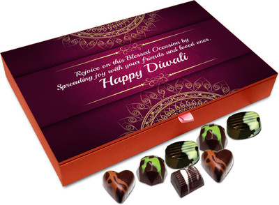 

Chocholik Diwali Gift Box - Rejoice On This Blessed Occasion By Celebrating Diwali Chocolate Box - 12pc Truffles(144 g)