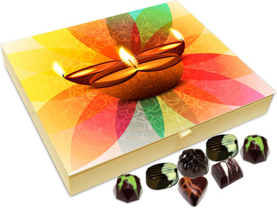 

Chocholik Diwali Gift - May All Your Wishes Come true On This Diwali Chocolate Box - 20pc Truffles(240 g)