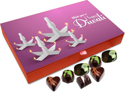 

Chocholik Diwali Gift Box - Wish You A Very Happy And Sparkling Diwali Chocolate Box - 12pc Truffles(144 g)