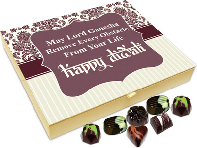 

Chocholik Diwali Gift Box - May Lord Ganesha Bless You On This Diwali Chocolate Box - 20pc Truffles(240 g)