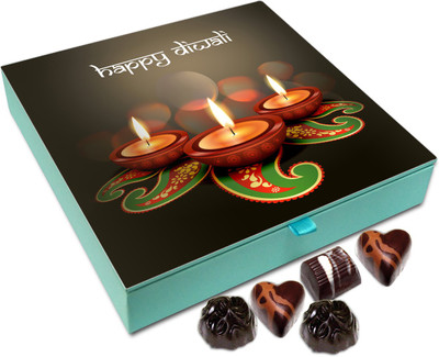 

Chocholik Diwali Gift - Happy And Prosperous Diwali To All Chocolate Box - 9pc Truffles(108 g)
