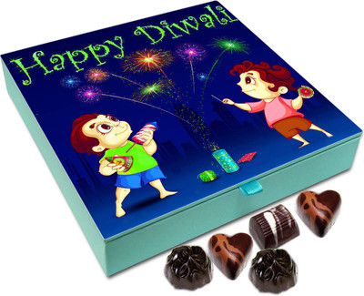 

Chocholik Diwali Gift Box - Happy Diwali To All Little Children Chocolate Box - 9pc Truffles(108 g)