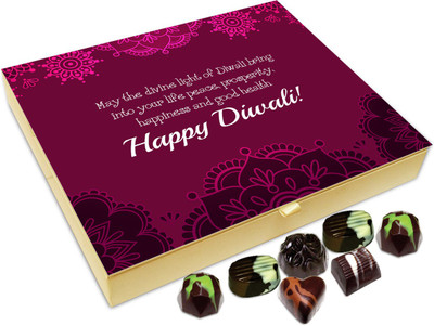 

Chocholik Diwali Gift Box - May This Diwali Bring You Health And Happiness Chocolate Box - 20pc Truffles(240 g)