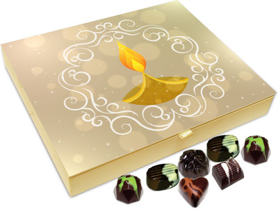 

Chocholik Diwali Gift - May All Your Wishes Come true On This Deepawali Chocolate Box - 20pc Truffles(240 g)