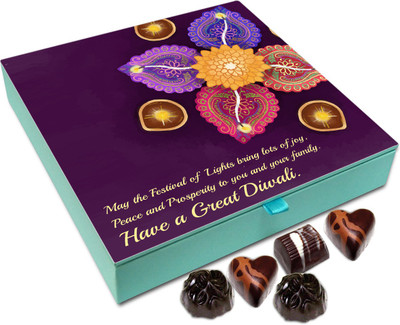 

Chocholik Diwali Gift Box - Have A Great Diwali Chocolate Box - 9pc Truffles(108 g)