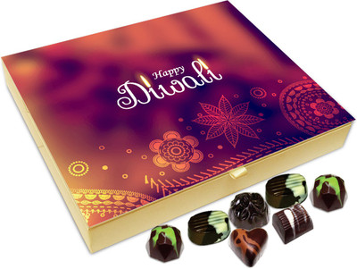 

Chocholik Diwali Gift - Happy Diwali To Everyone Chocolate Box - 20pc Truffles(240 g)
