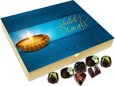 

Chocholik Diwali Gift Box - Shubh Diwali Chocolate Box - 20pc Truffles(240 g)
