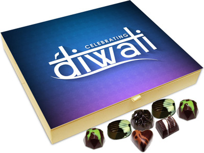 

Chocholik Diwali Gift - Celebrating Diwali In Style Chocolate Box - 20pc Truffles(240 g)