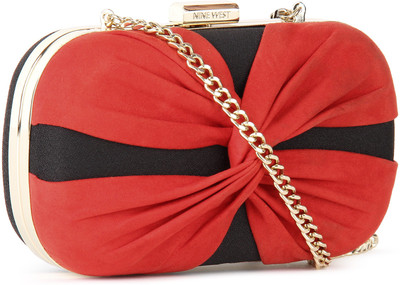

Nine West Party Red, Black Clutch, Black;red