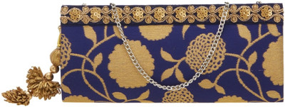 

Tarusa Casual Blue Clutch