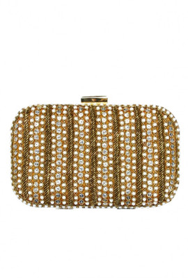 

Fabron Party Gold Clutch
