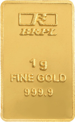 Bangalore Refinery 1g Gold Bar 24 (9999) K 1 g Gold Bar