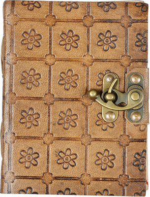 

Craft Club A5 Diary(Handmade recycled paper leather diary, Golden)