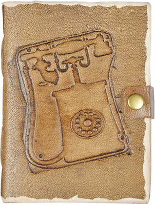 

Craft Club A5 Diary(Handmade paper leather diary, Golden)