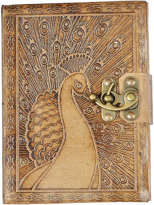 

Craft Club A5 Diary(Handmade recycled paper leather diary, Golden)