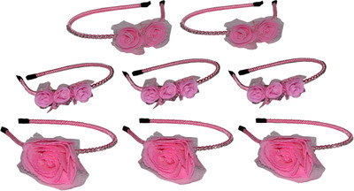 

Sweet Combo of Metal Floral Hairbands Hair Accessory Set(Multicolor)