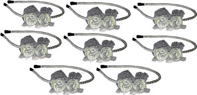 

Yashasvi Combo of Metal Floral Hairbands Hair Band(Multicolor)