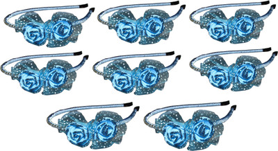 

Sweet Combo of Metal Floral Hairbands Hair Accessory Set(Multicolor)