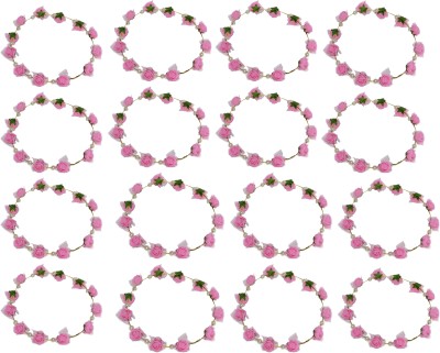 

Yashasvi Combo of Floral Tiara Head Band(Pink)