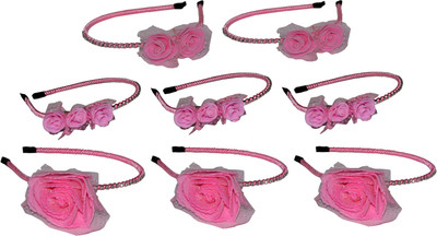 

Yashasvi Combo of Metal Floral Hairbands Hair Band(Multicolor)