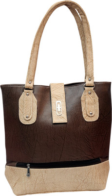 

Styllent Shoulder Bag(Brown, Beige), Beige;brown