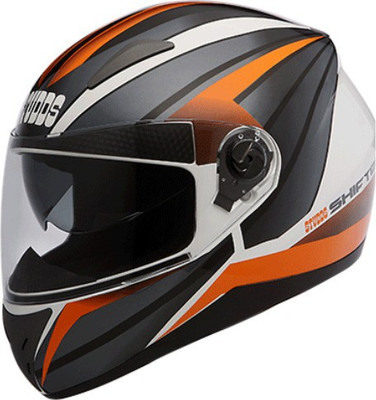 

Studds SHIFTER D2 DECOR Motorbike Helmet(D2 WHITE N10 ORANGE
