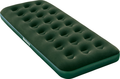 

Karmax 1.85m x 76cm x 22cm Flocked Air Bed(Single) Inflatable Bed(Green)