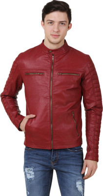 

RoseBella Full Sleeve Solid Men's Jacket, Cherry