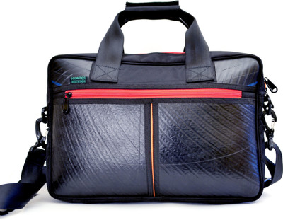 

Ecowings 15 inch Laptop Messenger Bag(Black), Black color