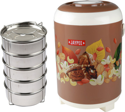 

Jaypee Jumbo Xl 5 Containers Lunch Box(6550 ml), White