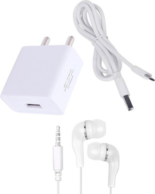 TROST Wall Charger Accessory Combo for Moto G5 plus(White)
