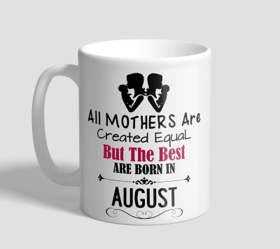

The Mugs MOTHER AUGUST Ceramic Mug(330 ml), White