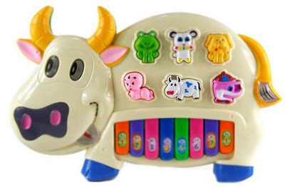 

vbenterprise Multicolour Plastic Cow Piano(Multicolor)