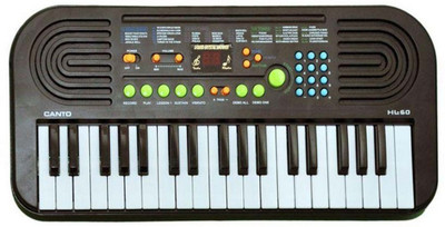 

vbenterprise Black Plastic Electronic Keyboard(Multicolor)