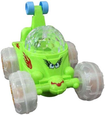 

Kashti Green Rotating Dancing Car with Music & Sound (Green)(Multicolor)