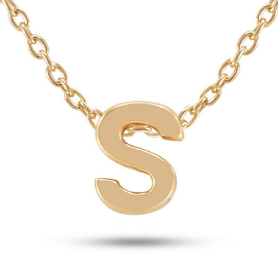 70% OFF on Fabfashion 'S' Letter Pendant Alphabet With Chain For