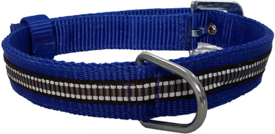 

Petshop7 Export Quality & Stylish, Blue Nylon Dog Collar - 0.75 Inch - - Neck Size (15.5 - 18 inch) Dog Everyday Collar(, Blue