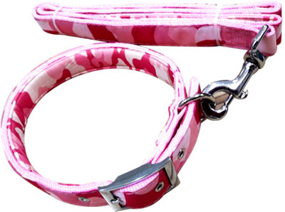

Pet Centre Dog Collar & Leash(, PInk