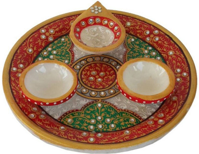 

Chitrahandicraft Marble Pooja Plate Marble(1 Pieces, White)